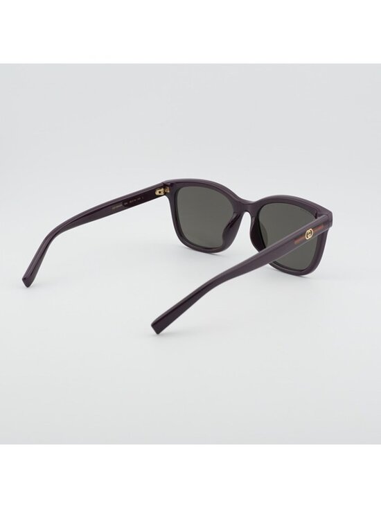 Gucci GG1984SK 004 Unisex Sunglasses Violet Square Frame, Grey Lenses main image 3